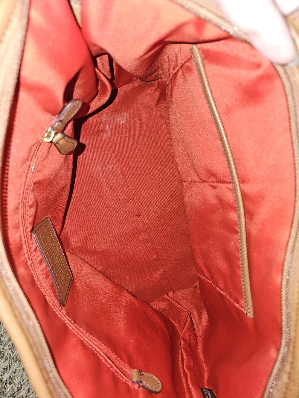 khaki Coach Purse - Picture 5 of 5